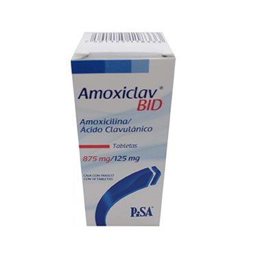 AMOXICLAV BID 875 MG/ 125 MG FRASCO CON 14 TABLETAS – Farmacia FarmaLAAX