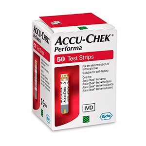 ACCU-CHEK PERFORMA CON 50 TIRAS REACTIVAS