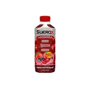 SUEROX SABOR FRESA FRUTOS ROJOS CON ENVASE 630 ML