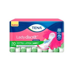 TOALLAS SANITARIAS TENA LADY LARGA C/10