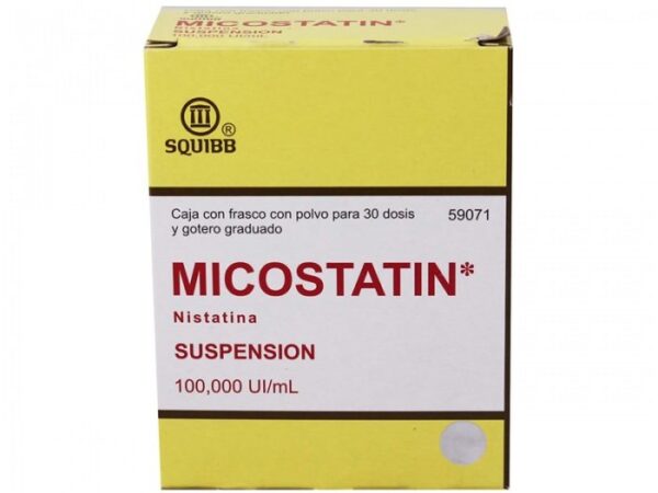 MICOSTATIN INFANTIL 10,000 UI/ML CON FRASCO 30 DOSIS