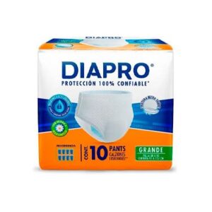 DIAPRO ROPA INTERIOR PANTS GRANDE CON 10 PIEZAS