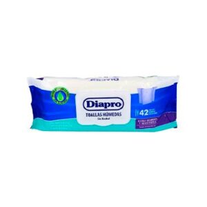 DIAPRO TOALLITAS HUMEDAS AROMA ALOE VERA CON 42 PIEZAS