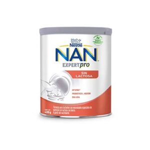 NAN EXPERT PRO SIN LACTOSA CON LATA 400G