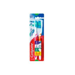 CEPILLO DENTAL COLGATE TRIPLE ACCION MEDIANO  PACK 2
