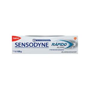 PASTA DENTAL SENSODYNE RAPIDO ALIVIO BLANQUEADOR CON TUBO 100G